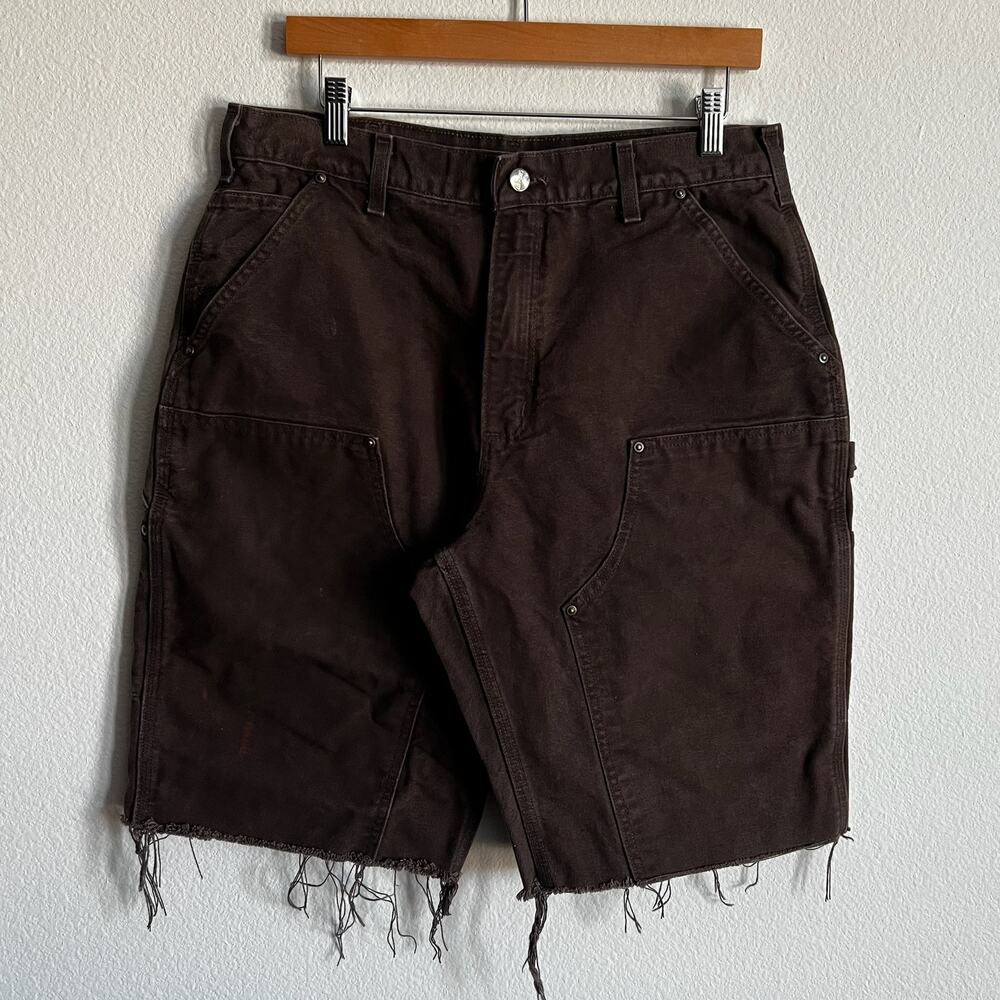 Carhartt DKB brown double knee work wear carpenter shorts